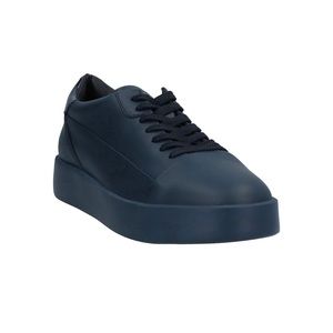 Santoni Men’s Size 7.5 Blue Sneakers. Worn once, perfect condition